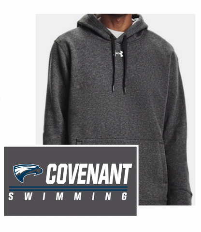 Covenant Swim Team - Fleece Hoodie - Dark Grey or Navy