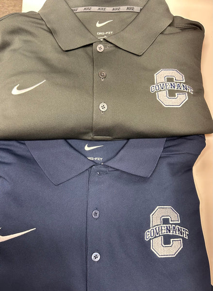 Nike Mens Polo - embroidered logo - NEW Stripes and Solids!