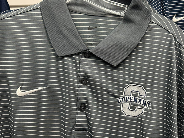 Nike Mens Polo - embroidered logo - NEW Stripes and Solids!