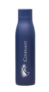 Stainless Steel Water Bottle Matte Blue with Screw top