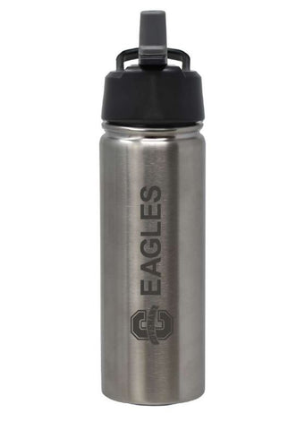 Stainless Steel Water Bottle - Silver or Grey