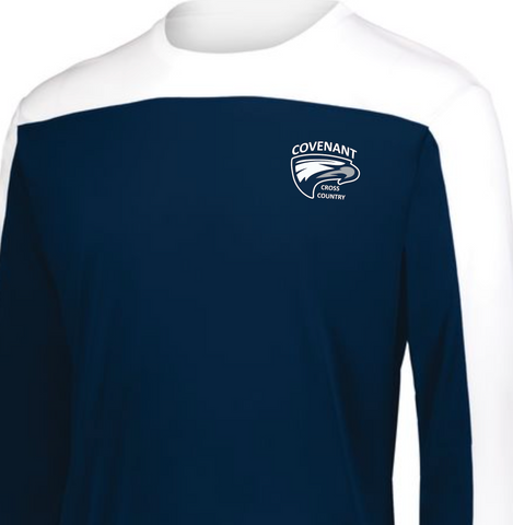Covenant Fall Sports - Color Block Long Sleeve - Navy