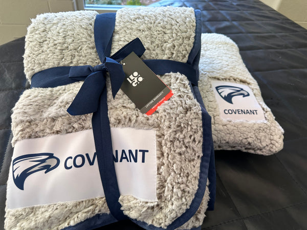 Frosty Fleece - Covenant Pillow and Blanket