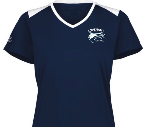 Covenant Fall Sports - Color Block Short Sleeve - Navy