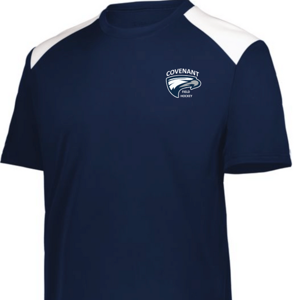 Covenant Fall Sports - Color Block Short Sleeve - Navy