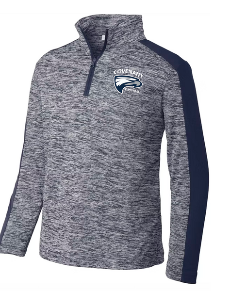 Covenant Fall Sports - Heather Navy 1/4 Zip