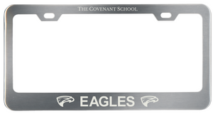 Covenant License Plate Frame - Stainless Steel