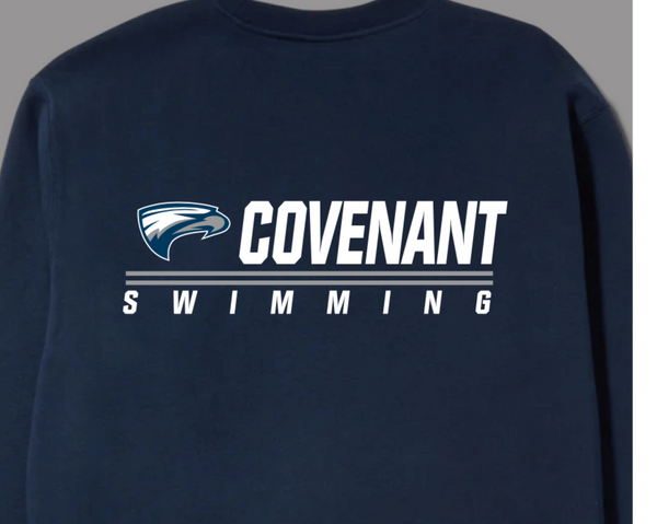 Covenant Swim Team- Crewneck sweatshirt