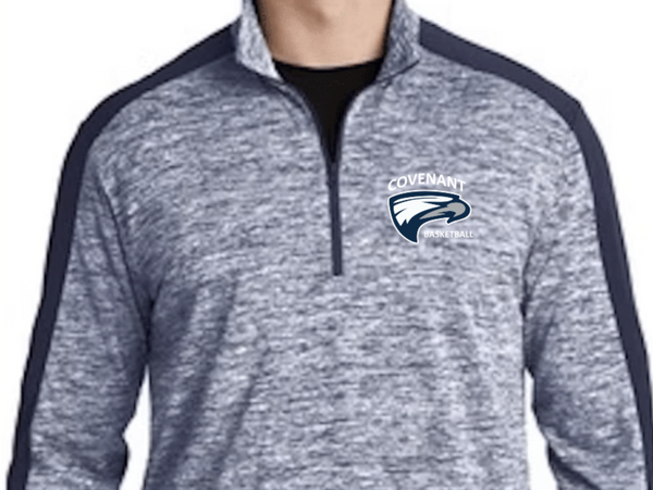 Covenant - ALL Winter Sports - Heather Navy 1/4 Zip