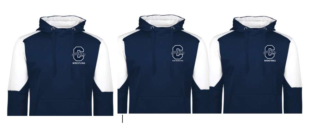 Covenant - ALL Winter Sports - Color Block Hoodie Sweatshirt - Navy