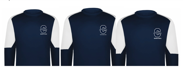 Covenant - ALL Winter Sports - Color Block Crewneck Sweatshirt - Navy