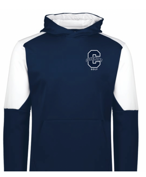 Covenant Spring Sports - Color Block Hoodie Sweatshirt - Navy
