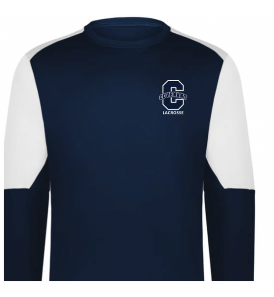 Covenant Spring Sports - Color Block Crewneck Sweatshirt - Navy