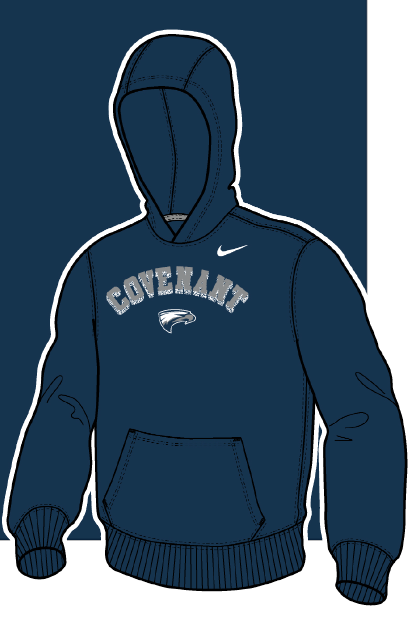 Nike Youth Hoodie - Fleece AND Therma Material