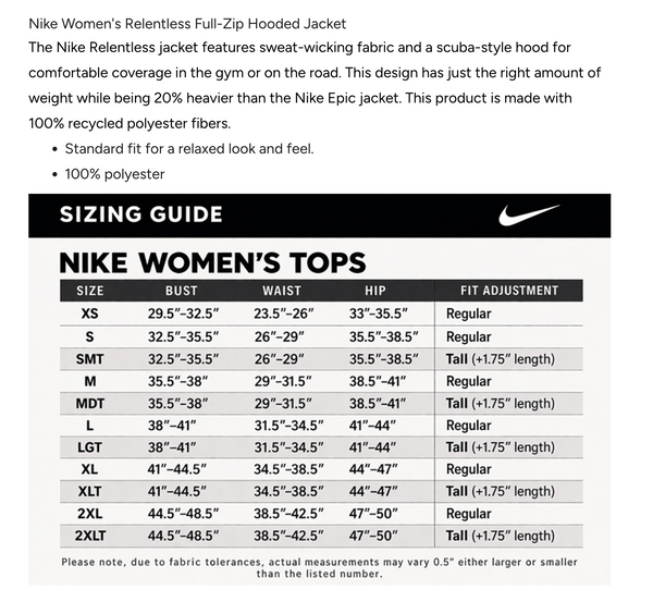 Covenant Coaches - Nike Full Zip Jacket
