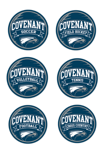 Covenant - Fall Sports Magnets and Stickers