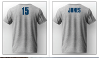 FALL Covenant Sports- All Sports T-shirt Program - Add Player Name/Number