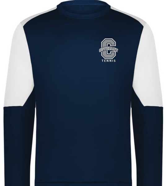 Covenant Fall Sports - Color Block Crewneck Sweatshirt - Navy