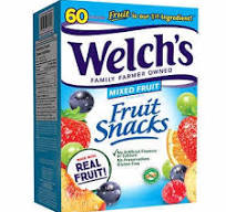 Food/Drinks- Welch gummies
