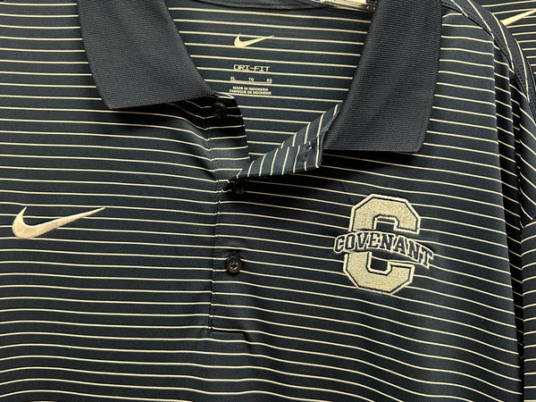 Nike Mens Polo - embroidered logo - NEW Stripes and Solids!