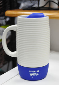 Coffee Mug - Ceramic Blue Bottom