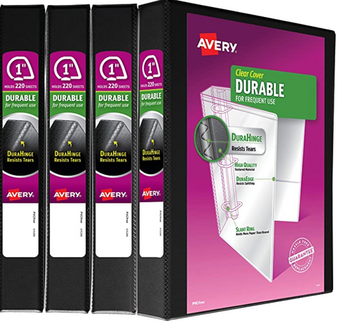 SS - 3 Ring Binder - Various Colors