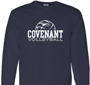 Covenant Volleyball - UA Performance LS T-Shirts