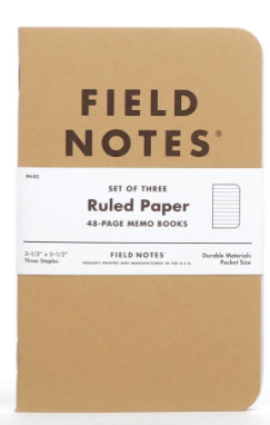 SS - Field Notes - required for 9th grade English