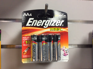 SS - AA Batteries - Energizer 4 pack