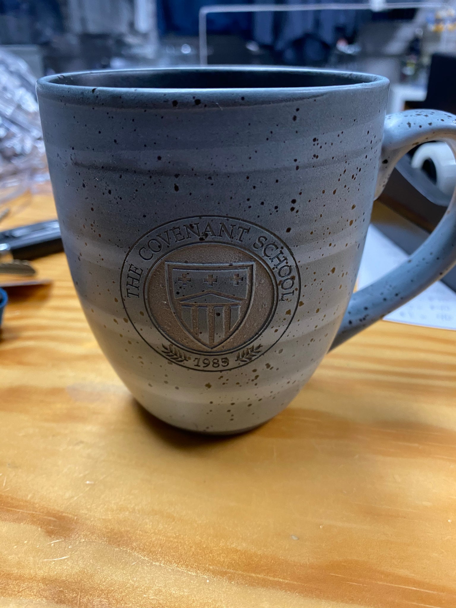 Ceramic Engraved Coffee Mug