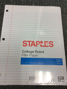 SS - Loose Leaf Paper - Lined