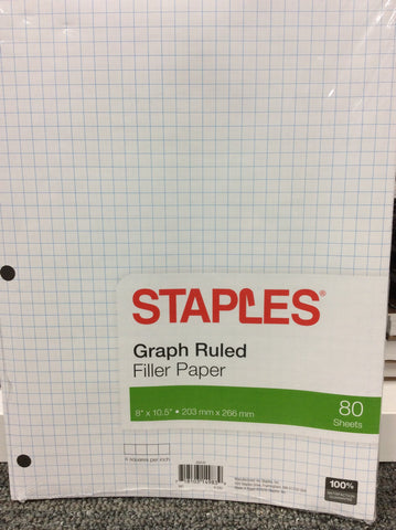 SS - Loose Leaf Paper - Graph
