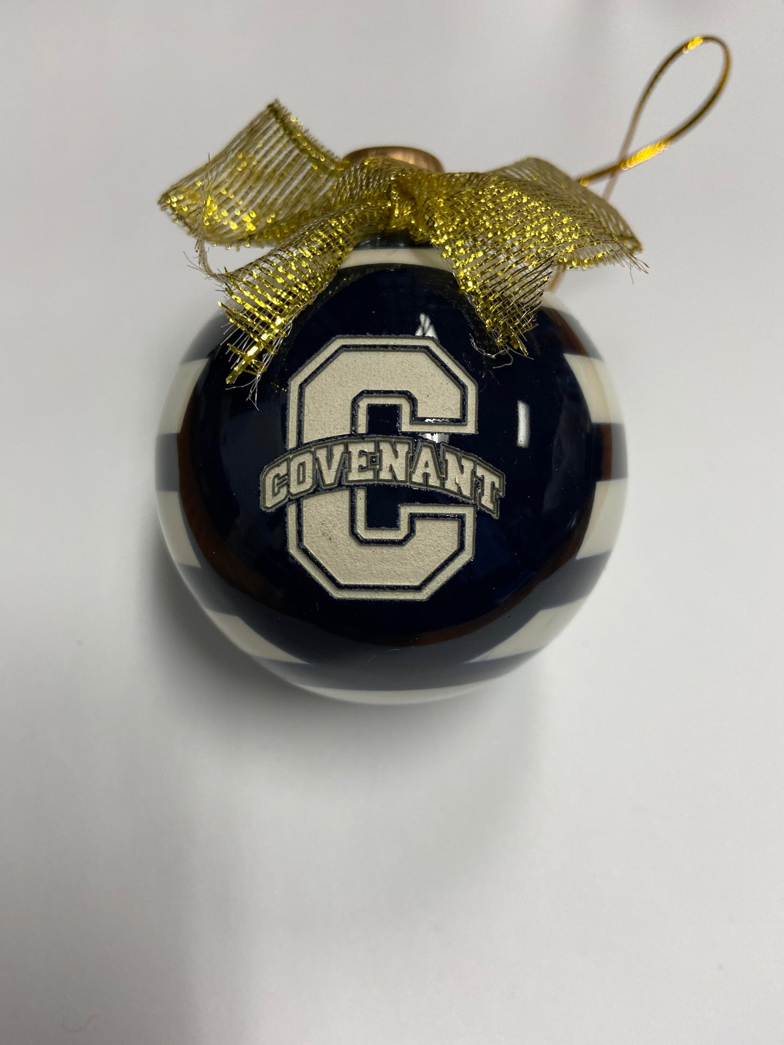 Christmas Ornament - Striped Ball